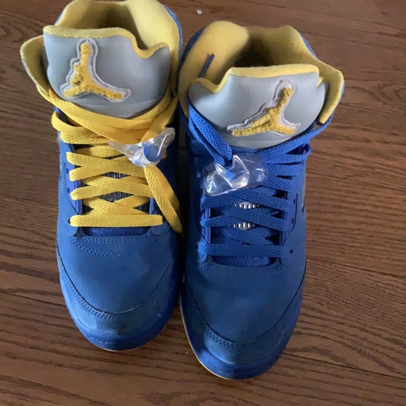 Jordan 5 Retro JSP Laney Varsity Royal 100% Authentic Lightly Worn 5 Times - Picture 2 of 4